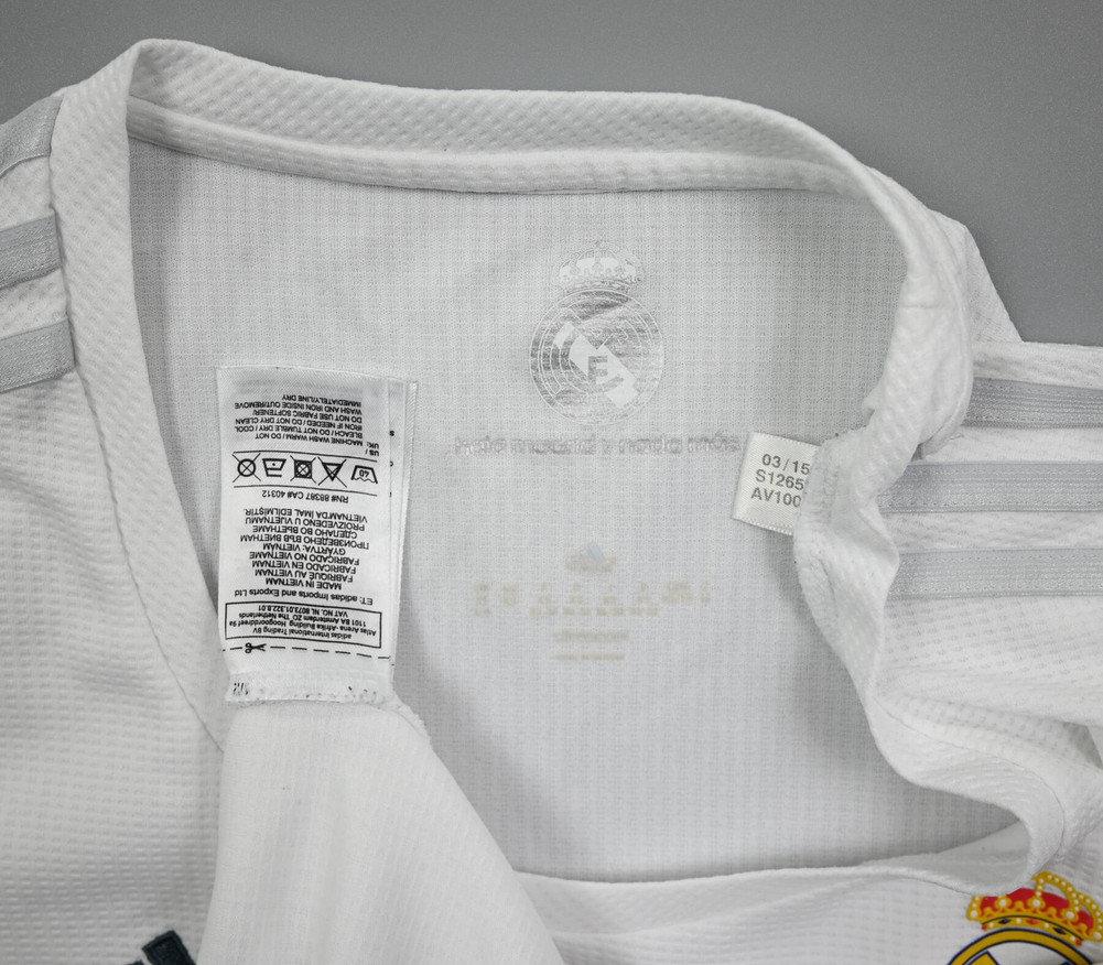 2015-16 REAL MADRID SHIRT WOMENS XS