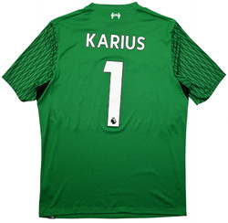 2017-18 LIVERPOOL *KARIUS* SHIRT XL.BOYS