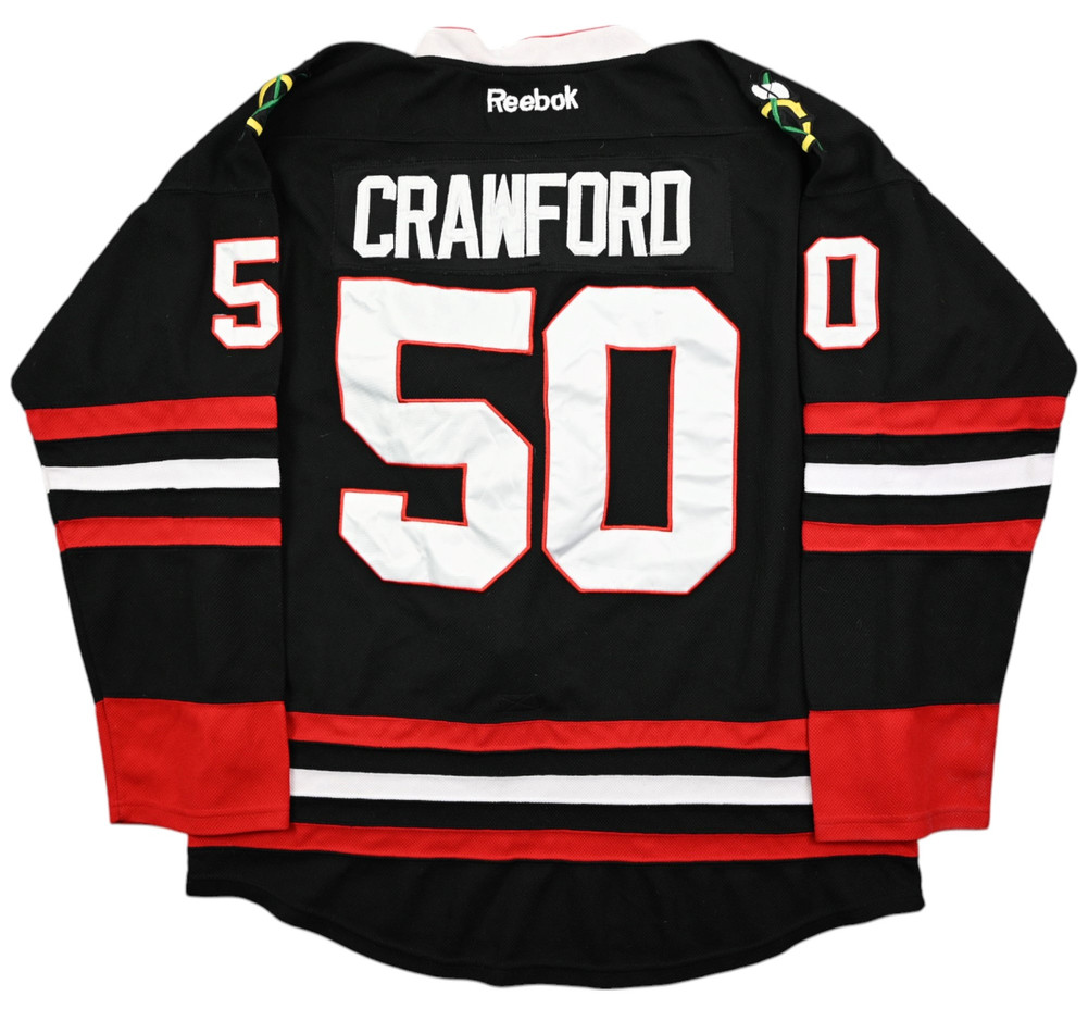 CHICAGO BLACKHAWKS *CRAWFORD* NHL STANLEY CUP CHAMPIONS 2013 LONGSLEEVE 2XL