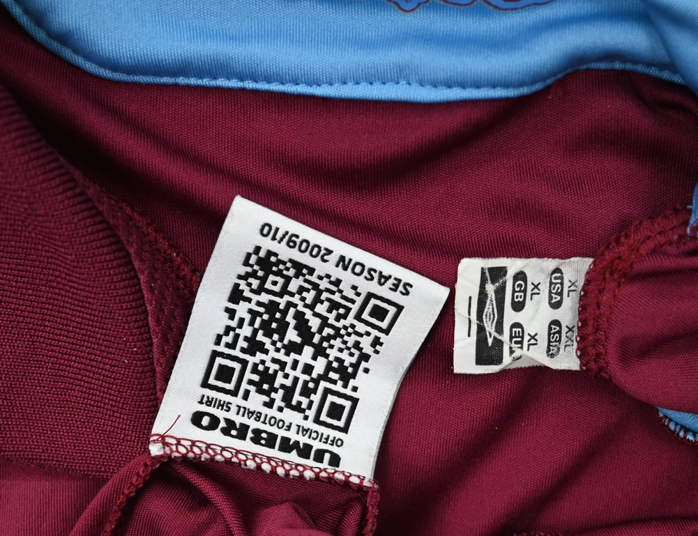 2009-10 WEST HAM UNITED SHIRT XL