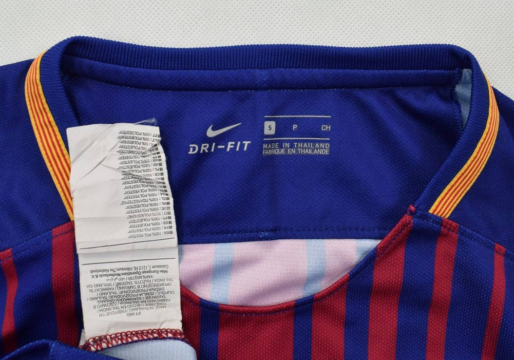 2017-18 FC BARCELONA SHIRT S