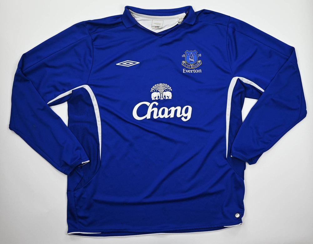2005-06 EVERTON *DAVIES* LONGSLEEVE KOSZULKA XXL