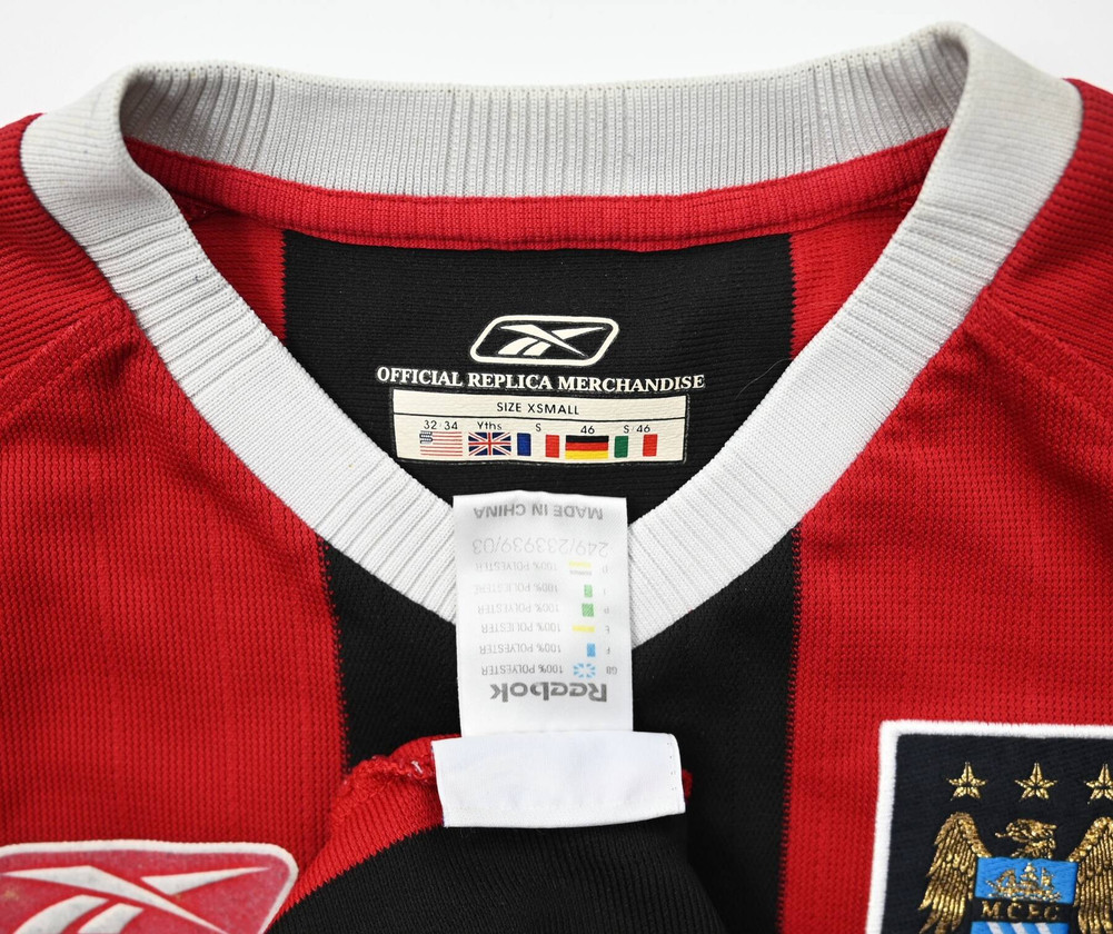 2003-04 MANCHESTER CITY KOSZULKA XS
