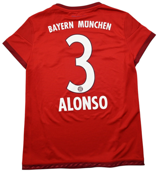 2015-16 BAYERN MUNCHEN *ALONSO* SHIRT WOMENS L