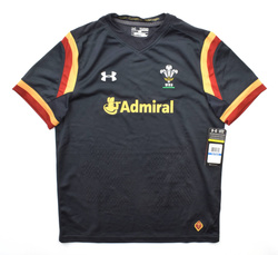 WALES RUGBY UNDER ARMOUR SHIRT XL. BOYS