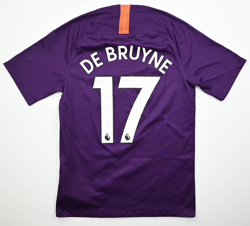 2018-19 MANCHESTER CITY *DE BRUYNE* SHIRT S
