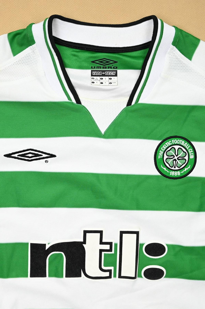 2001-03 CELTIC GLASGOW SHIRT XL