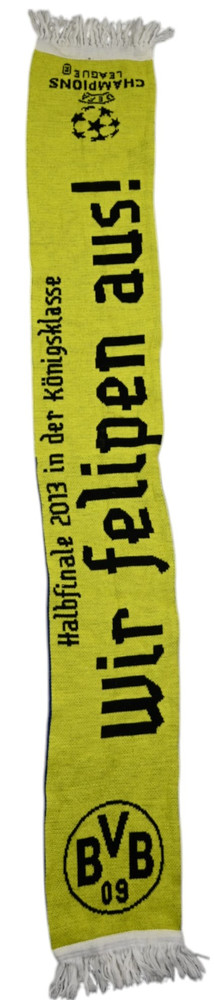 BORUSSIA DORTMUND / REAL MADRID UEFA CHAMPIONS LEAGUE SCARF