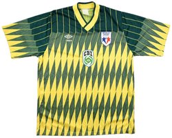 1990-92 BRAZIL CBI WORLD STAR SHIRT L