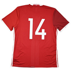 2016-17 DENMARK #14 PLAYER ISSUE KOSZULKA L