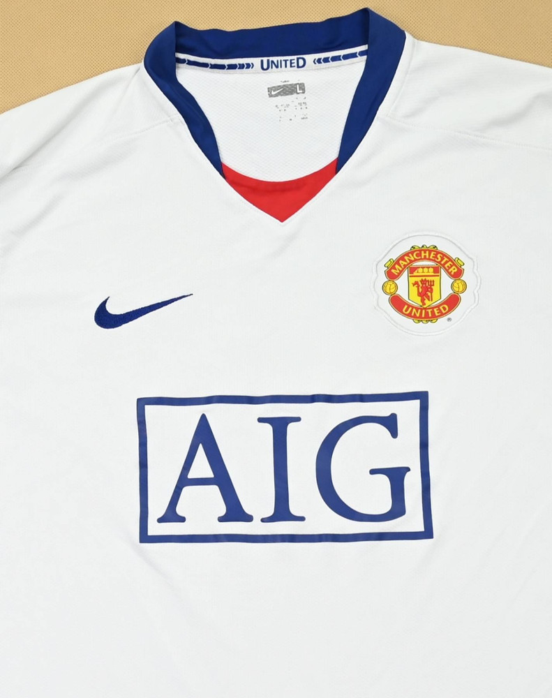 2008-10 MANCHESTER UNITED *ANDERSON* SHIRT L