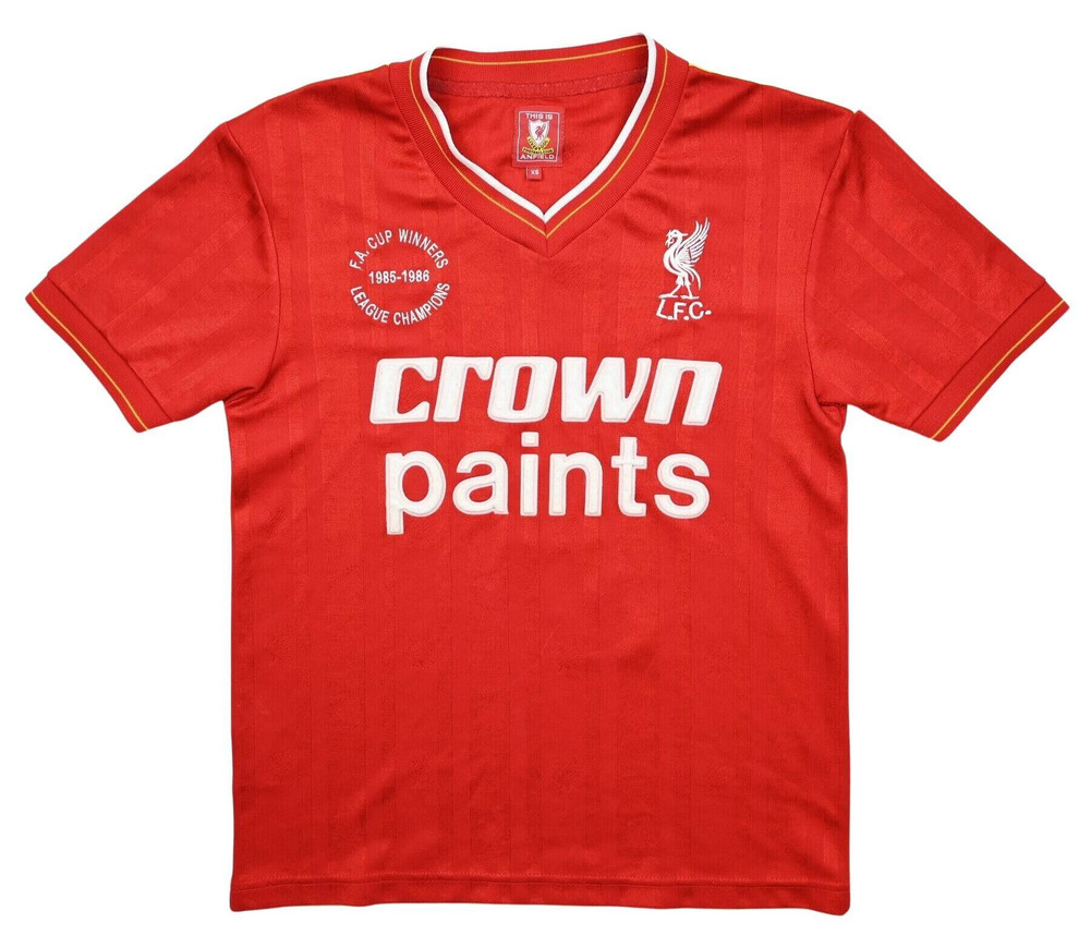 1986-87 LIVERPOOL *DALGLISH* KOSZULKA XS