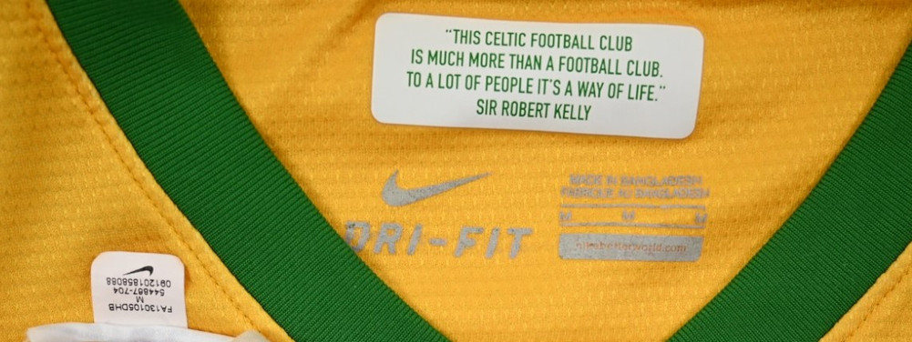 2013-14 CELTIC GLASGOW SHIRT LONGSLEEVE M