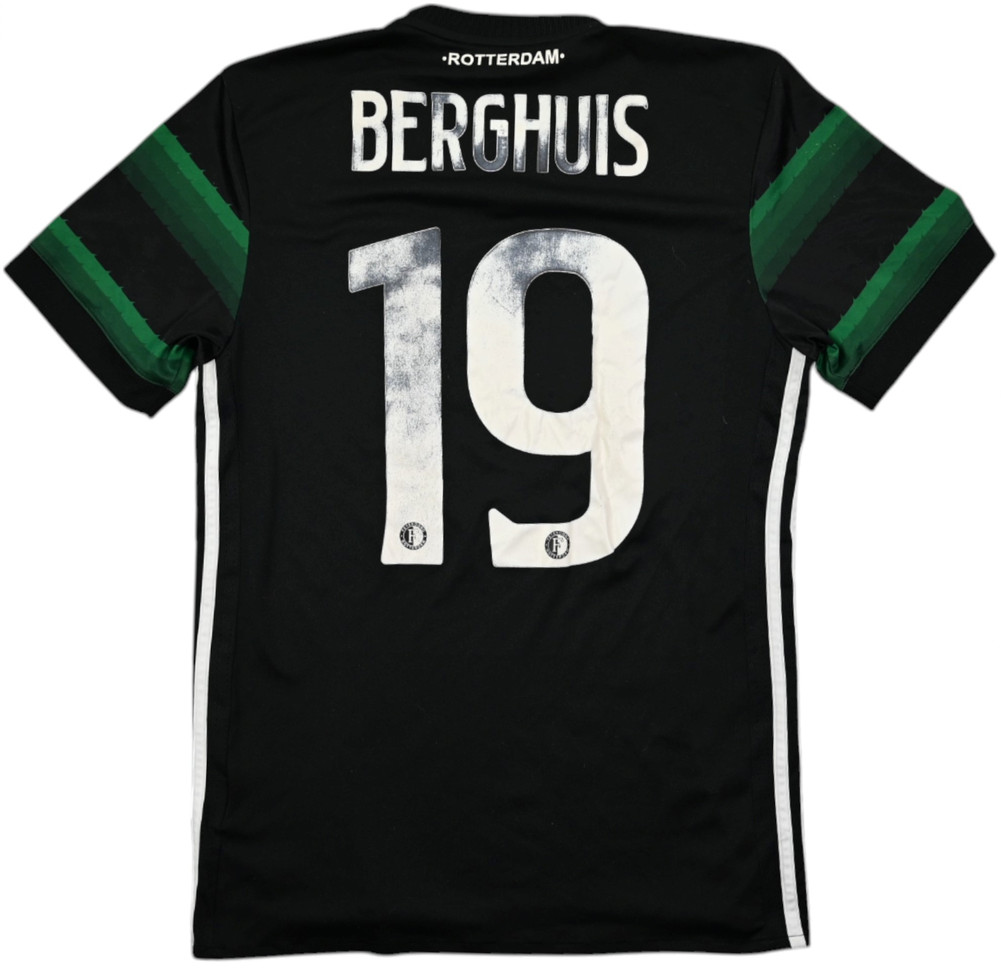 2017-18 FEYENOORD *BERGHUIS* SHIRT S