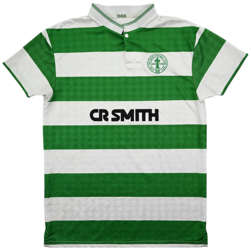 1987-89 CELTIC GLASGOW SHIRT L