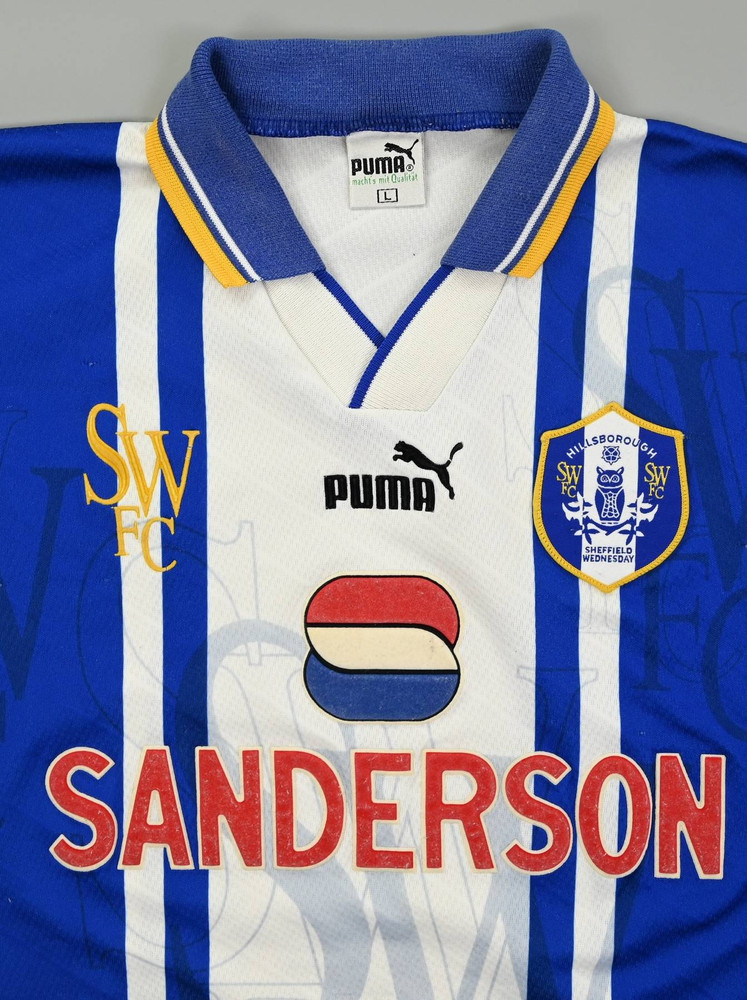 1995-97 SHEFFIELD WEDNESDAY KOSZULKA L