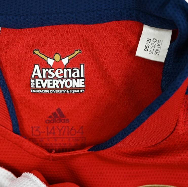 2021-22 ARSENAL LONDON SHIRT XL. BOYS