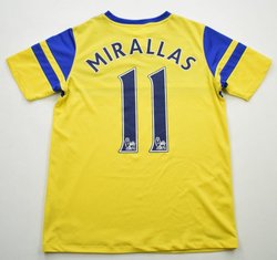 2013-14 EVERTON *MIRALLAS* SHIRT L. BOYS