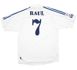 2001-02 REAL MADRID *RAUL* SHIRT L
