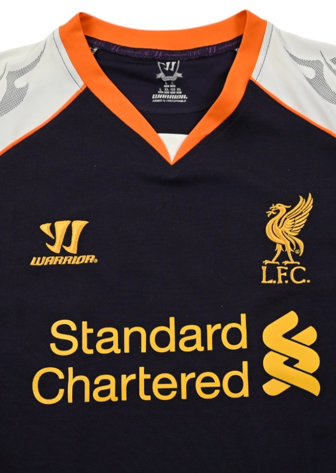 2012-13 LIVERPOOL *GERRARD* SHIRT L