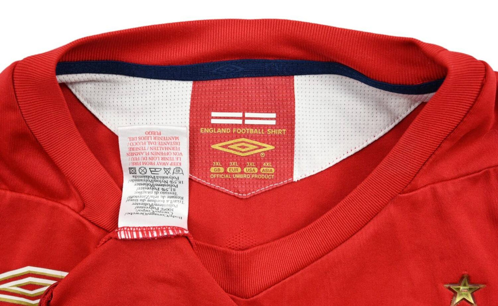2006-08 ENGLAND KOSZULKA 3XL