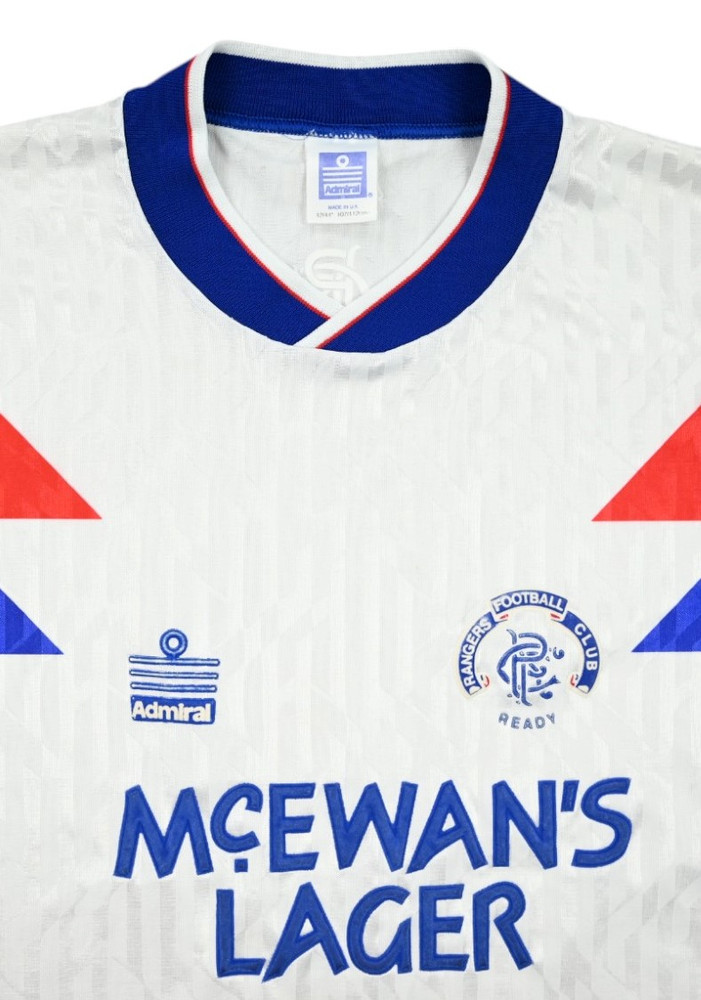 1990-92 GLASGOW RANGERS SHIRT L