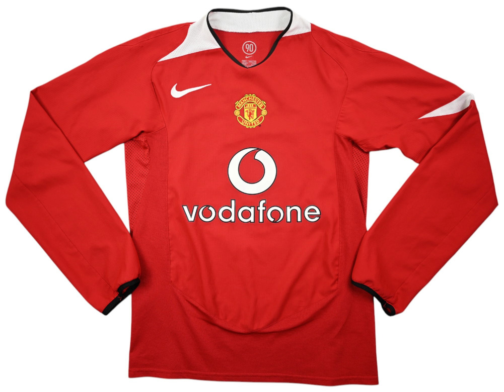 2004-06 MANCHESTER UNITED *RONALDO* LONGSLEEVE SHIRT S