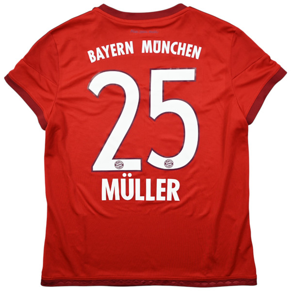 2015-16 BAYERN MUNCHEN *MULLER* SHIRT WOMENS XL