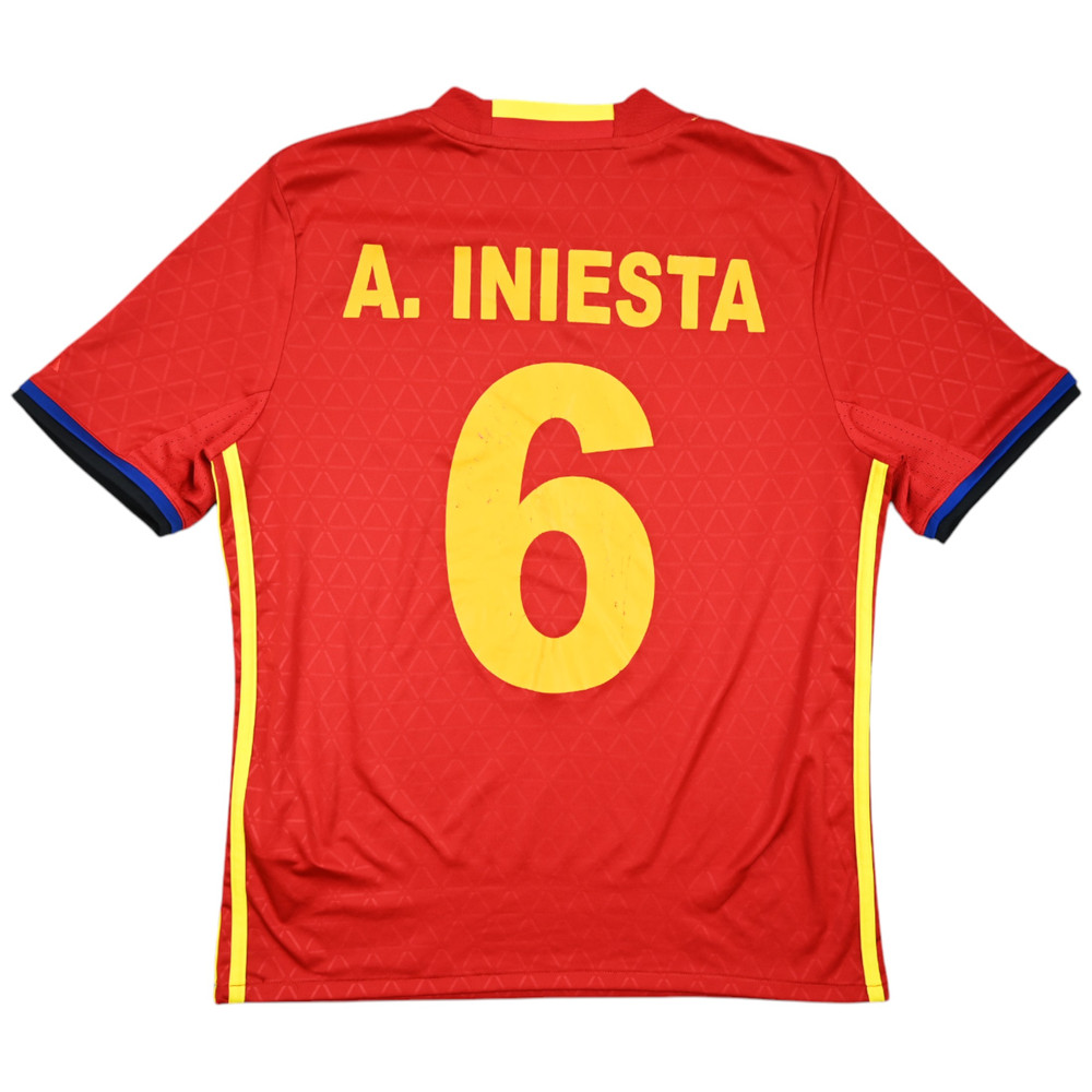 2016-17 SPAIN *INIESTA* KOSZULKA L. BOYS
