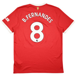 2021-22 MANCHESTER UNITED *B. FERNANDES* SHIRT L