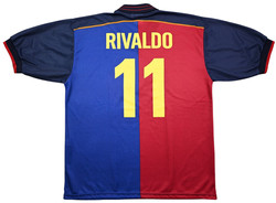 1999-00 BARCELONA *RIVALDO* SHIRT XL 