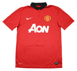 2013-14 MANCHESTER UNITED *EVRA* SHIRT M