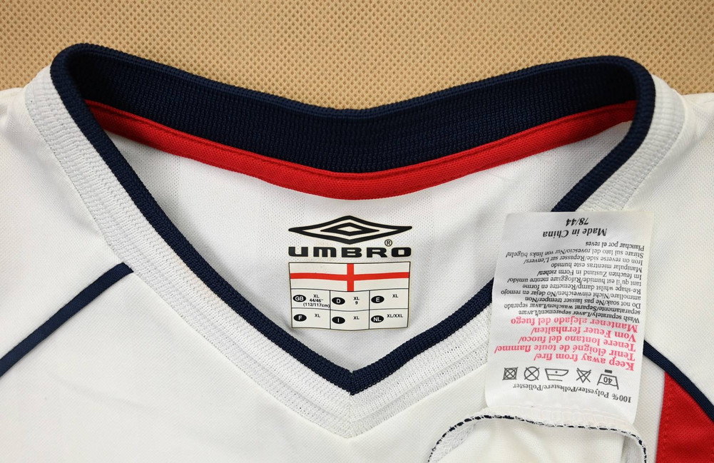 2001-03 ENGLAND KOSZULKA XL