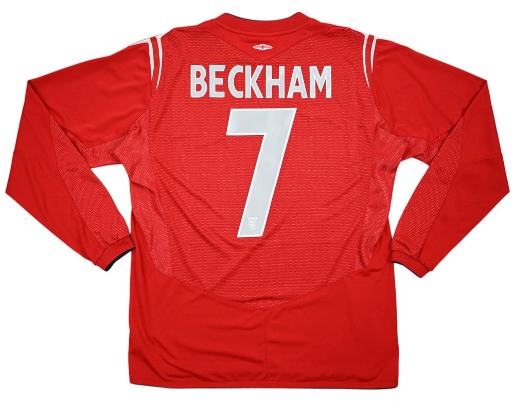 2004-06 ENGLAND *BECKHAM* LONGSLEEVE L