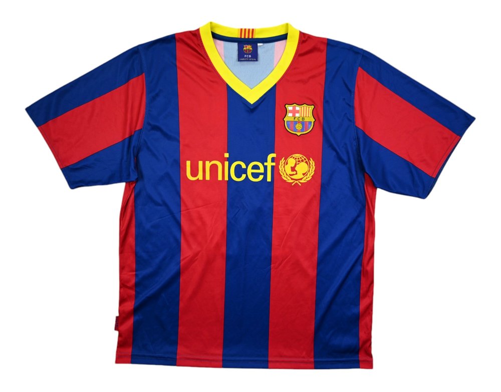 2010-11 FC BARCELONA *MESSI* SHIRT L