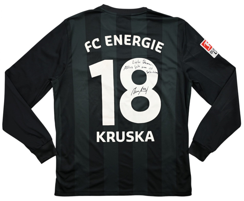 2010-11 ENERGIE COTTBUS *KRUSKA* LONGSLEEVE SHIRT M