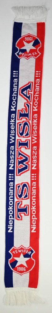 TS WISLA KRAKOW 1906 NIEPOKONANA NASZA WISELKA KOCHANA SCARF