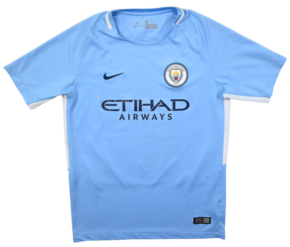 2017-18 MANCHESTER CITY *KUN AGUERO* SHIRT L. BOYS