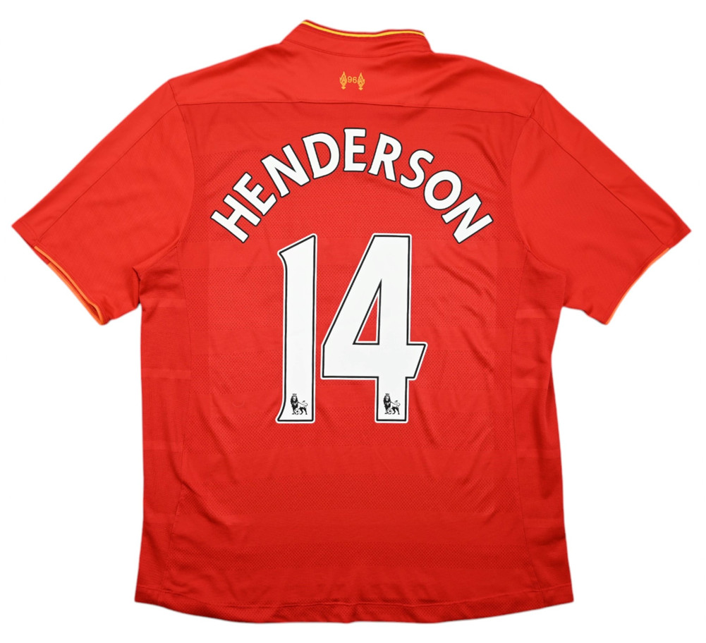 2016-17 LIVERPOOL *HENDERSON* SHIRT L