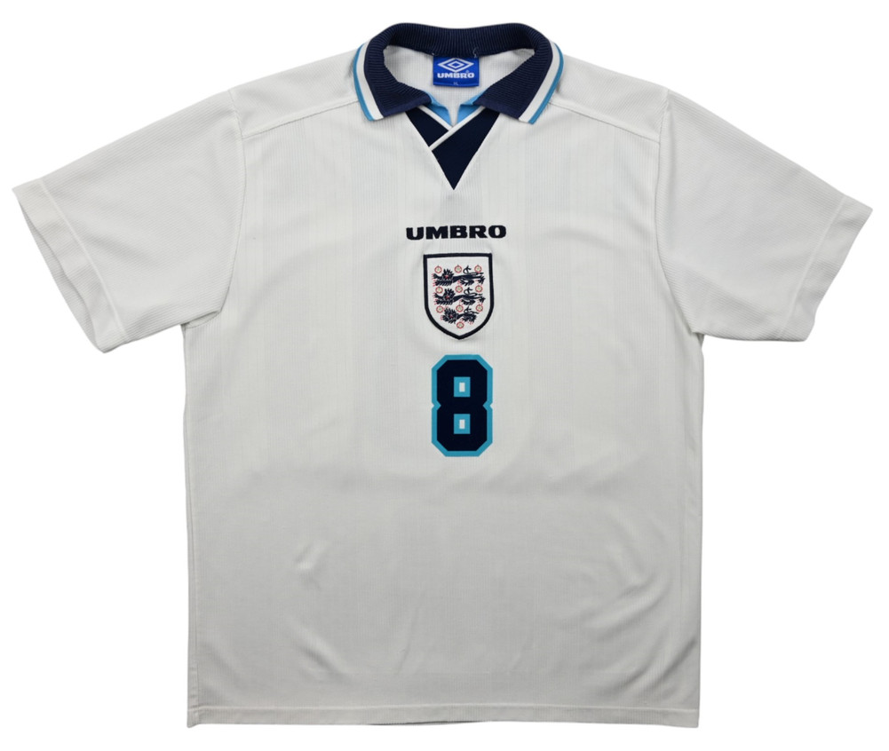 1995-97 ENGLAND *GASCOIGNE* SHIRT XL