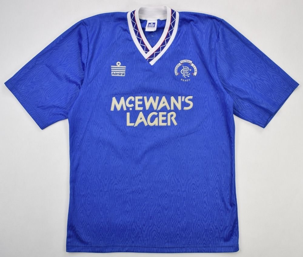 1990-92 GLASGOW RANGERS SHIRT S