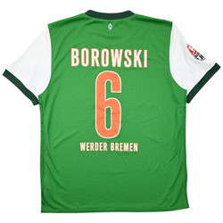 2009-10 WERDER BREMEN *BOROWSKI* SHIRT M