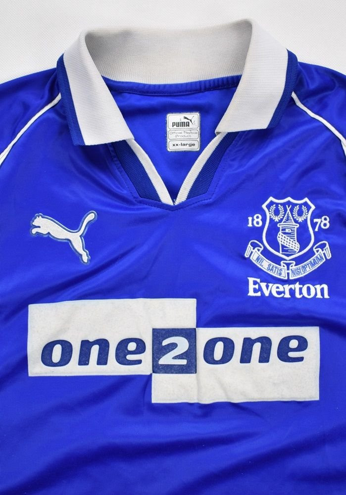 2000-02 EVERTON SHIRT XXL