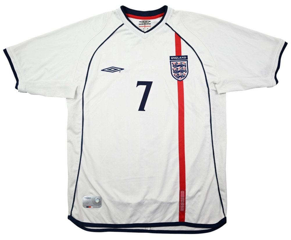 2001-03 ENGLAND *BECKHAM* KOSZULKA M