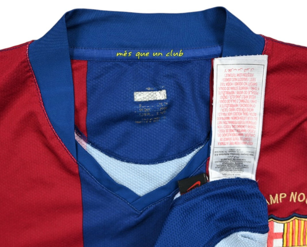 2007-08 FC BARCELONA SHIRT M