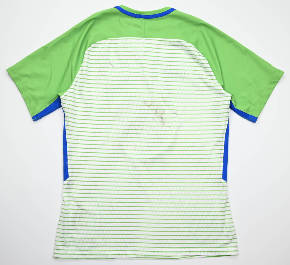 2017-18 VFL WOLFSBURG PLAYER ISSUE SHIRT L