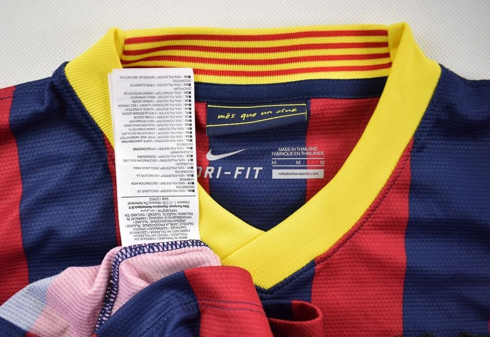 2013-14 FC BARCELONA SHIRT M