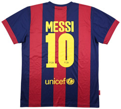 2013-14 BARCELONA *MESSI* SHIRT L