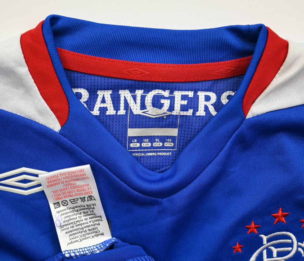 2006-07 GLASGOW RANGERS SHIRT L. BOYS