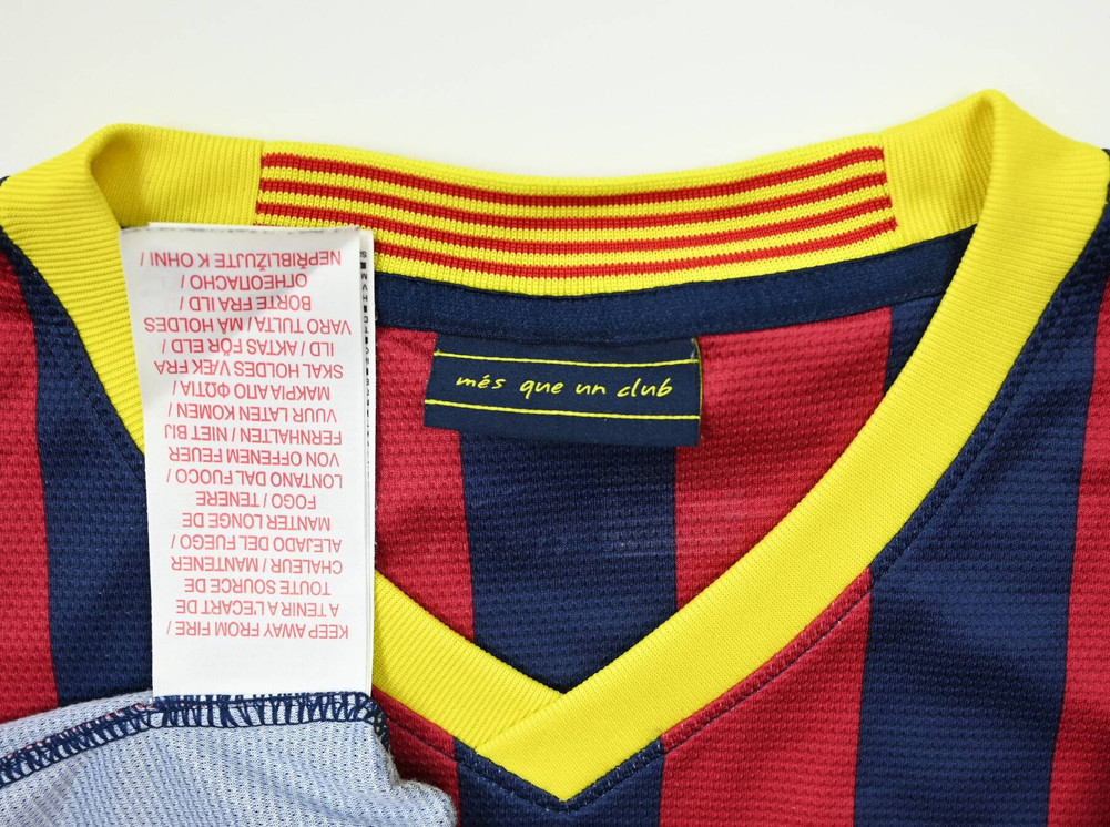 2013-14 FC BARCELONA *MESSI* SHIRT S